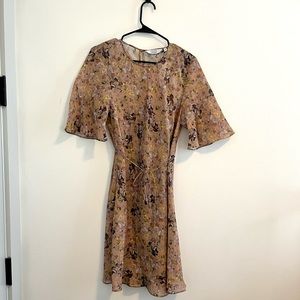 & Other Stories ditsy floral print mini dress Size US 10
